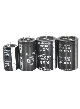 铝电解CD293钮角电容器450V100UF/220UF/330UF/470UF功放逆变器用