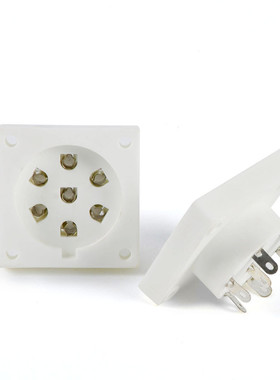 供应陶瓷7脚电子管座  此款可用于E2d/C3b/C3d/Ec/Ed/E2b等电子管