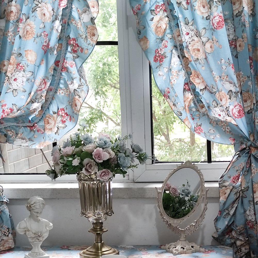 百搭窗帘半帘装饰遮光法式韩式