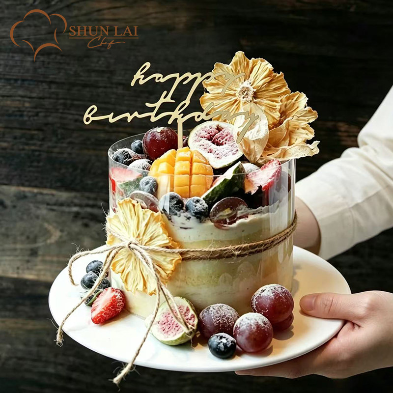 水果动物奶油生日蛋糕
