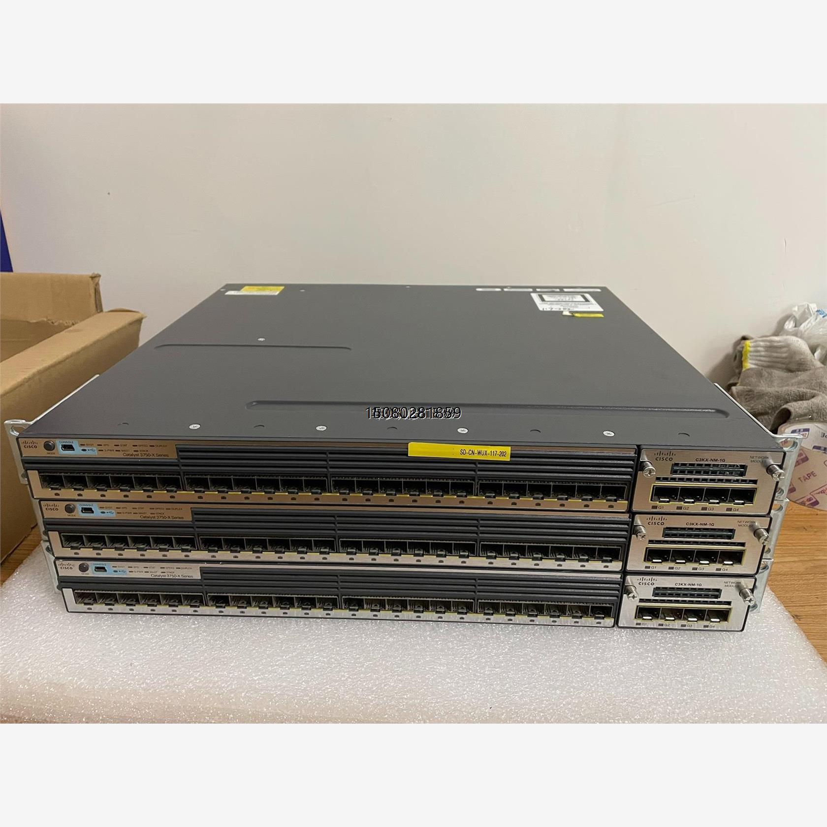 议价*议价!!!思科Cisco WS-C3750X-24S-S 24口全千