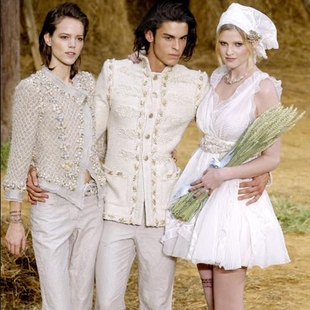 24年秋款 名媛小香风重工镶钻粗花毛呢短外套 女韩国崔智友明星同款