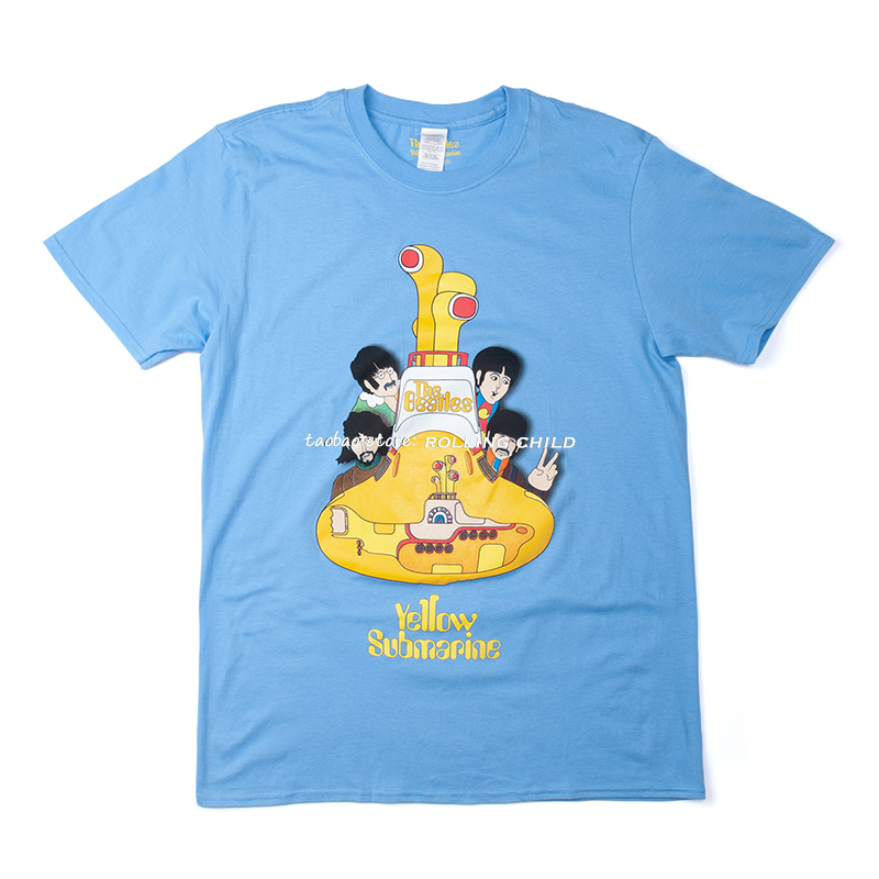 正版the beatles披头士甲壳虫乐队vintage摇滚短袖t恤o官方现行版