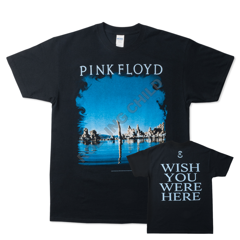正版Pink Floyd平克弗洛伊德乐队湖水vintage摇滚短袖T恤官方现行