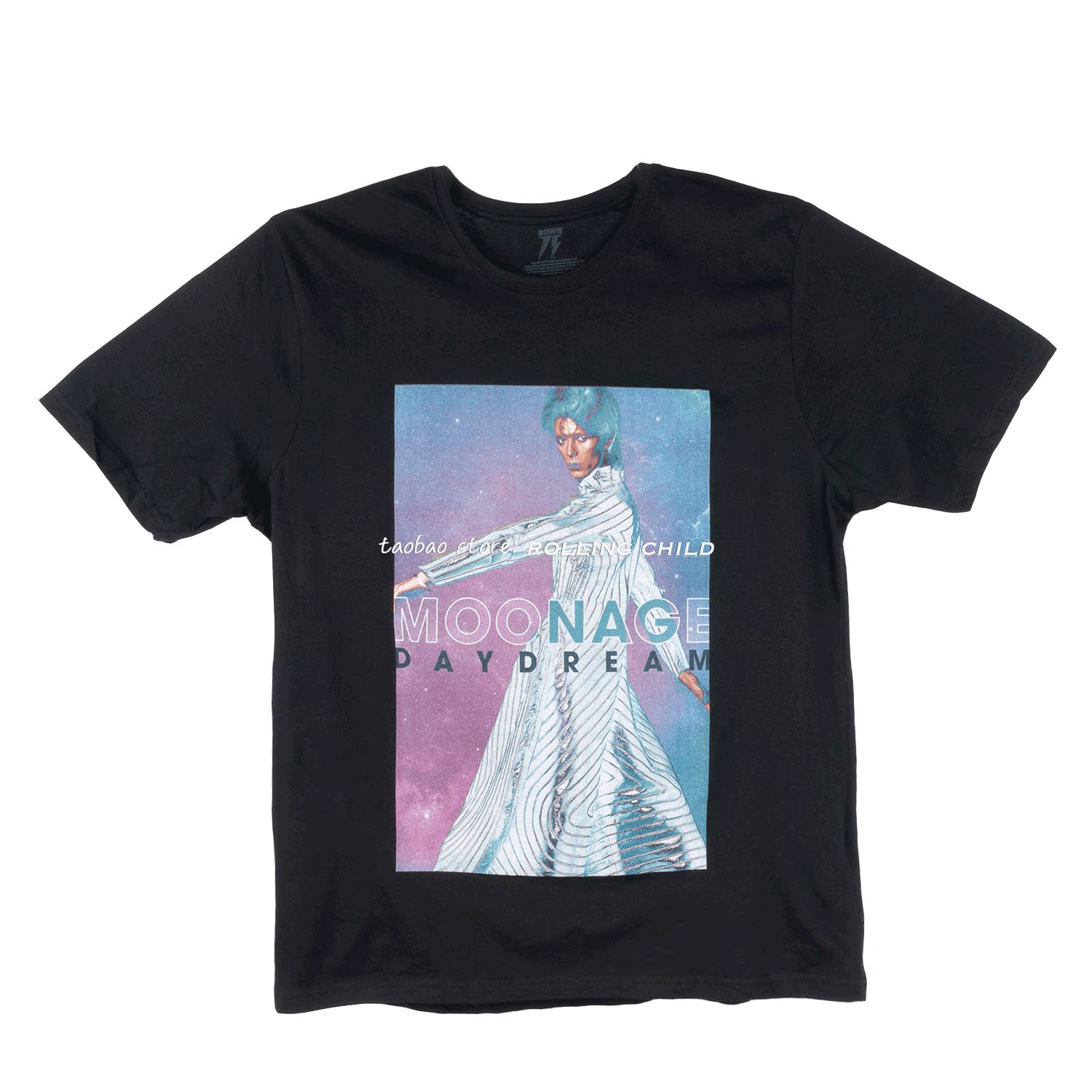 正版DavidBowie摇滚短袖T现行版图片