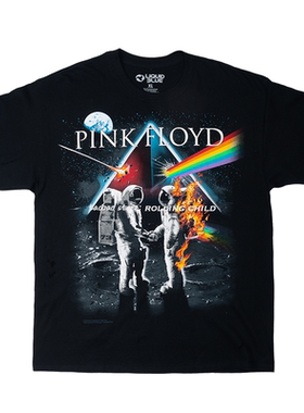 正版Pink Floyd平克弗洛伊德vintage摇滚乐队短袖T恤h 官方现行版