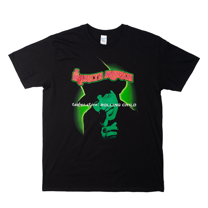 正版marilyn manson玛莉莲曼森vintage摇滚乐队短袖t恤c 官方现行