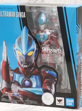 男孩儿童礼物玩具 奥特曼 SHF 银河 金迦 Ginga可动人偶万代正版