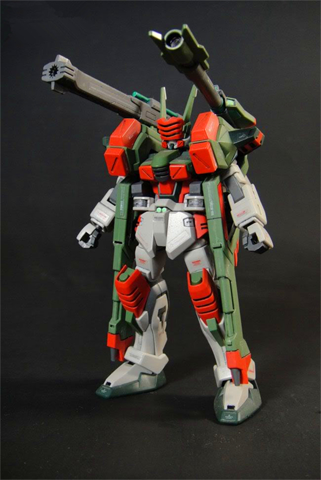 男孩儿童玩具礼物 高达 敢达 hg 翠绿暴风 seed 万代拼装 1/144