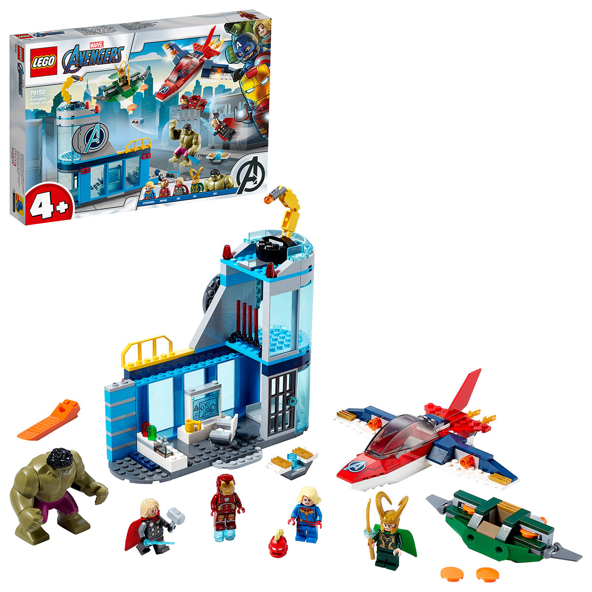 【孩仕宝】玩具模型 乐高积木LEGO 复仇者联盟 洛基之怒 雷神浩克