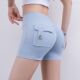 高腰提臀健身短裤 女弹力紧身蜜桃臂瑜伽跑步训练外穿带口袋运动裤