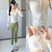 瑜伽服套装 高级感普拉提训练服绝美瑜伽上衣运动健身服 女2026新款