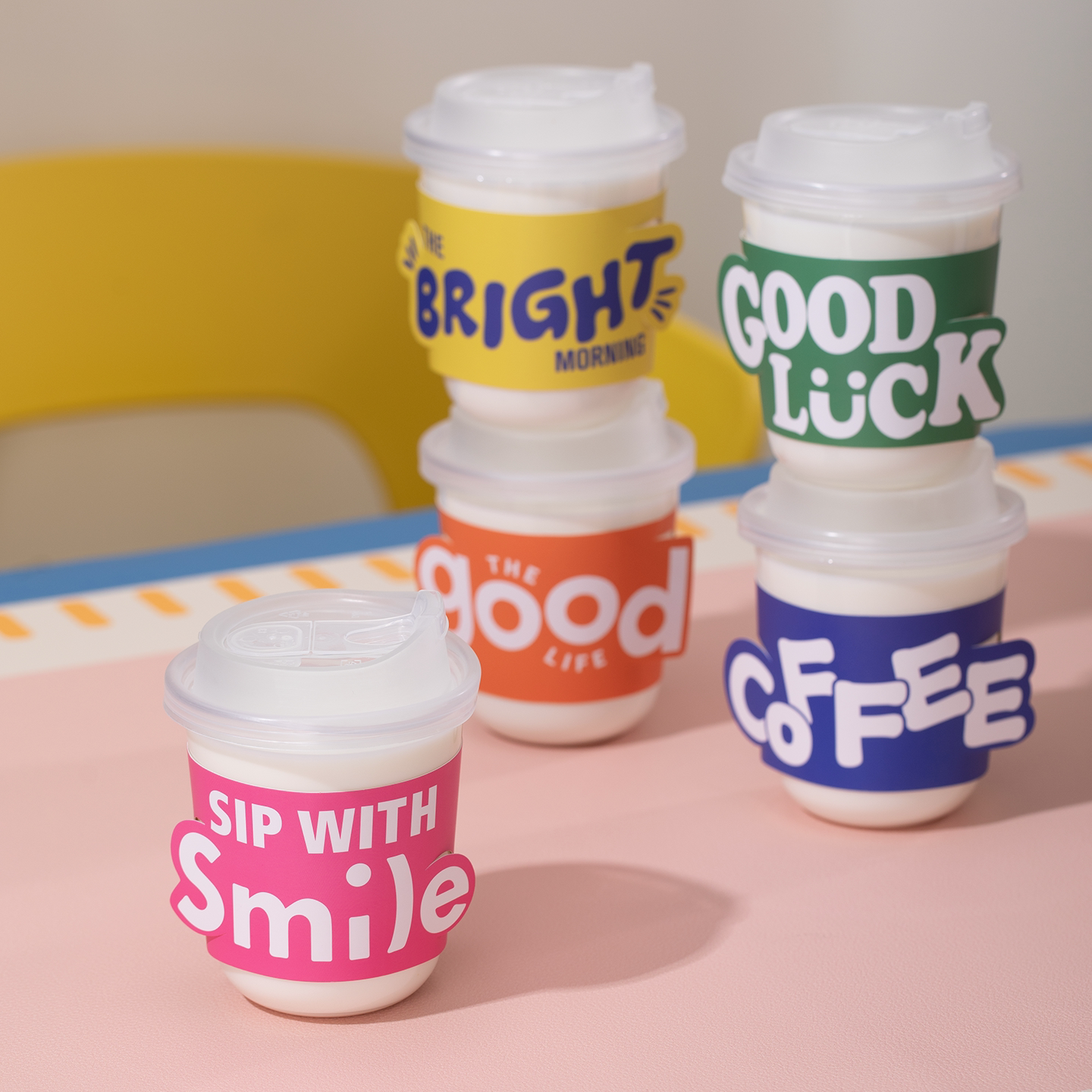 一次性咖啡杯食品级奶茶杯子透明带盖高档精致自制热饮耐高温外带