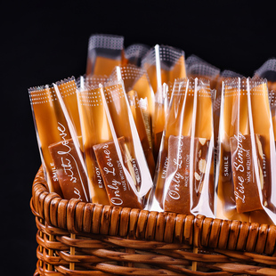 太妃糖包装袋牛轧糖机封袋咖啡糖糖纸海盐杏仁礼盒雪花酥糖果袋子