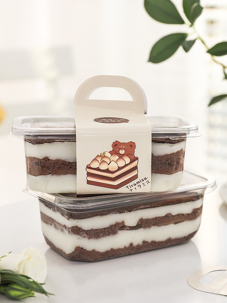 劣狐狐慕斯蛋糕千层豆乳包装盒