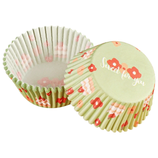 蛋糕纸托耐高温油纸托马芬雪媚娘包装纸垫圆形防水烘焙纸杯约100