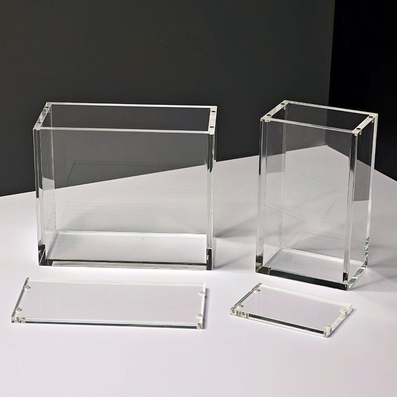 亚克力磁吸盒子口袋妖怪ETB游戏卡片收纳盒高透明带盖防尘展示盒