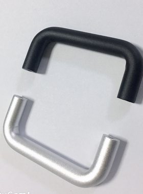孔距圆形直径10mm黑色抽屉拉手