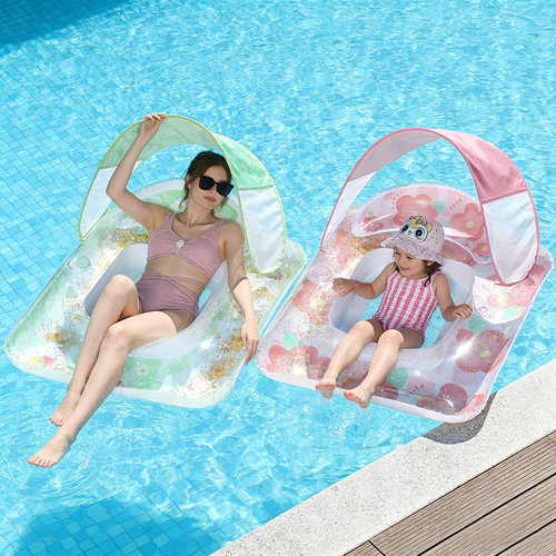 泳池遮阳蓬浮床充气浮排PVC浮床