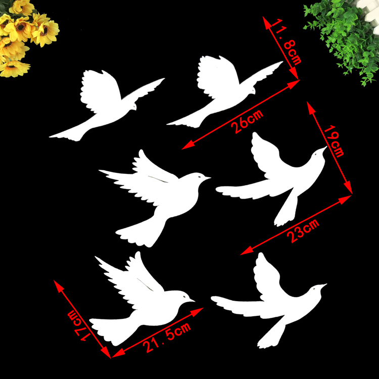 和平鸽黑板报装饰小学教师文化墙墙贴国庆主题白鸽海鸥无纺布贴片