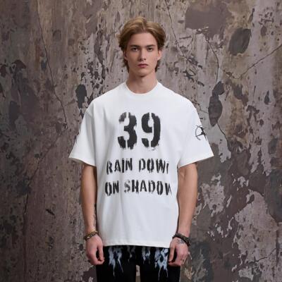 RAINDOWNONSHADOW白色短袖