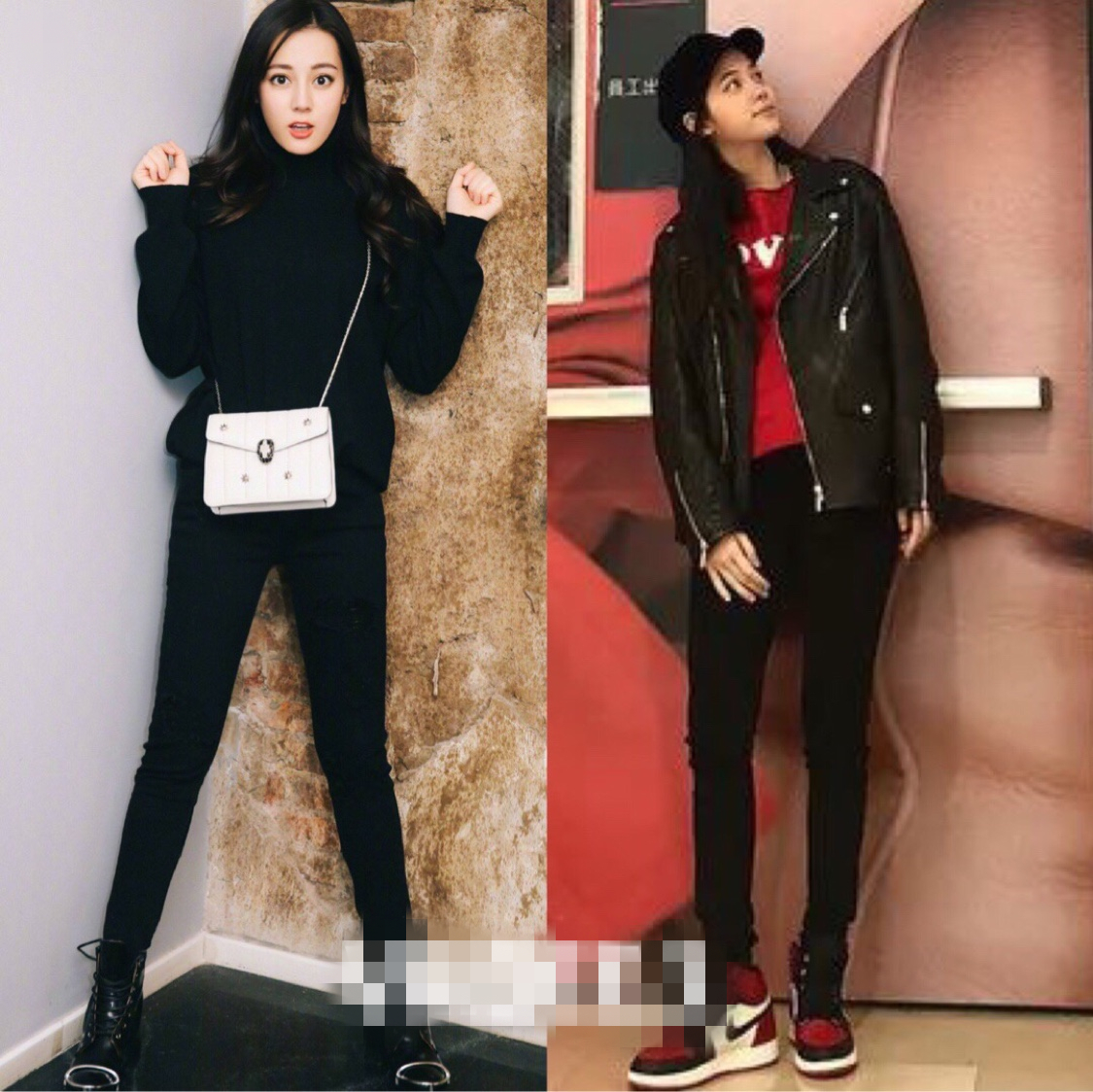 冬季欧单VD家~迪巴 娜娜超大高弹力巨显瘦高腰收小肚子加绒牛仔裤