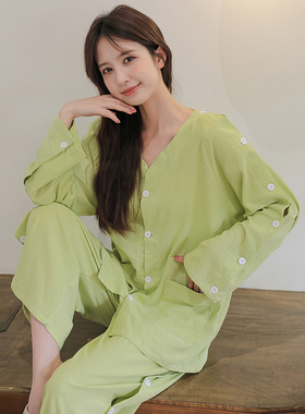 新款艾灸服女款高档袖开前后开扣男款情侣推背按摩服针灸服理疗服