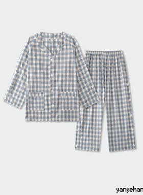 新款艾灸服女款纯棉前后开按摩服