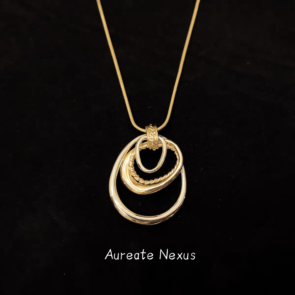 Vintage古着 Aureate Nexus 项链 几何