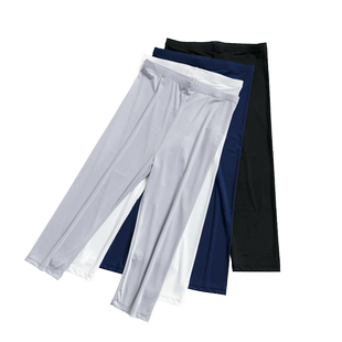 冰丝打底裤女外穿夏季薄款丝滑弹力防走光七分裤大码运动骑行裤