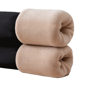 羊羔绒打底裤女外穿冬季加绒加厚高腰保暖裤大码东北特厚一体棉裤