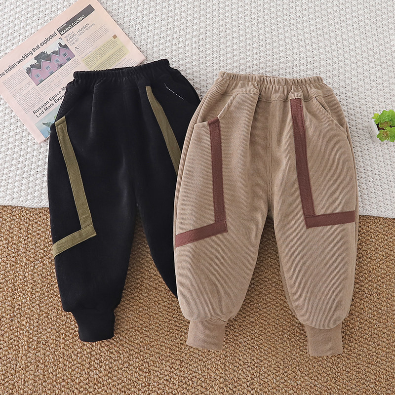 男童加绒裤子薄绒一体绒新款2025秋冬装儿童帅气冬季外穿宝宝长裤,童装/婴儿装/亲子装,裤子,淘宝优惠券,粉丝福利购,淘宝优惠卷