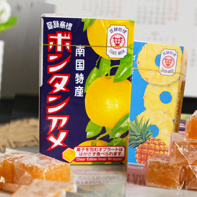 日本古早精化柚子糖果汁软糖