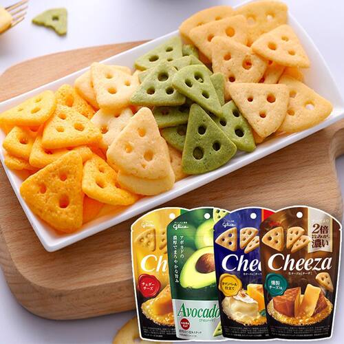 日本格力高三角饼干薄脆芝士味