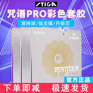 斯帝卡乒乓球拍胶皮stiga咒语PRO彩色版HM反胶涩性专业级胶皮进口