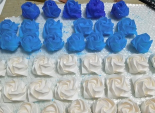 硫酸铜玫瑰材料 晶体玫瑰材料 自制七夕礼物 送女友浪漫礼物