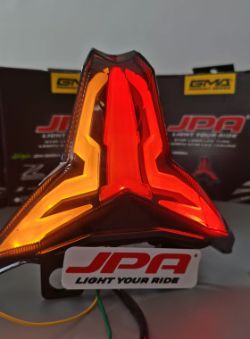 适用于川崎忍者NINJA400 ZX4R 4RR6R 10R 改装尾灯既插即用转向灯