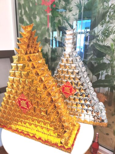 金山银山半成品材料包大号手工制作纸制品三七五七白日周年用