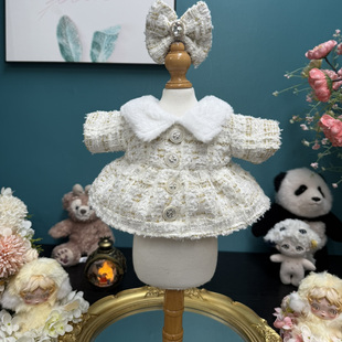 DANI高定手工棉花娃娃衣服小香风公主裙星黛露玲娜贝儿着替莉娜熊