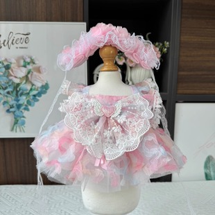 拉布布MOKOKO衣服40cm公主裙手工礼服饼饼裙星黛露玲娜贝儿着替