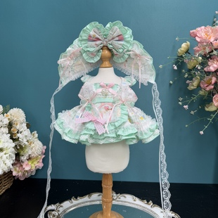 DANI原创手工40cm棉花娃娃衣服公主裙玲娜贝儿饼饼星黛露着替裙子