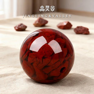 朱砂原矿颗粒晶体砂散珠子diy男女编制串珠手链单珠饰品配件配珠