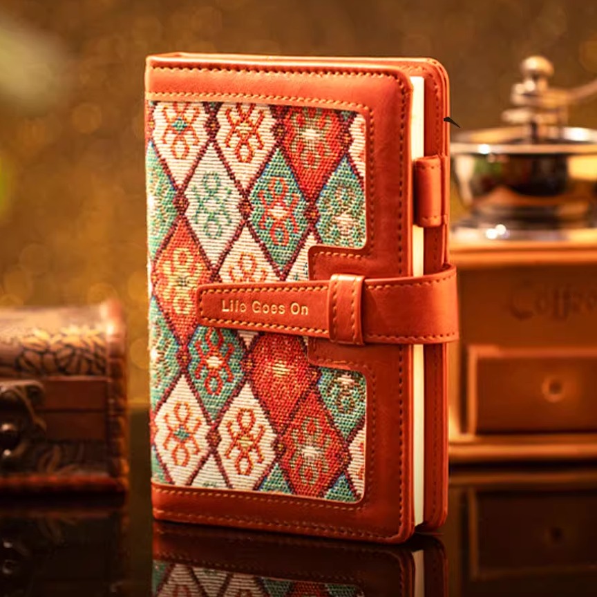 高颜值随身手帐本大学生文艺日记本少女心礼物搭扣记录本手账本可