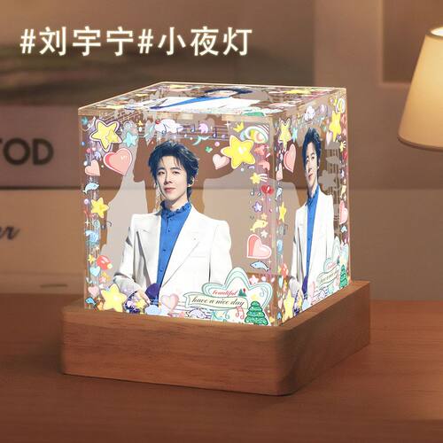 刘宇宁应援礼物卧室摆件立体光影