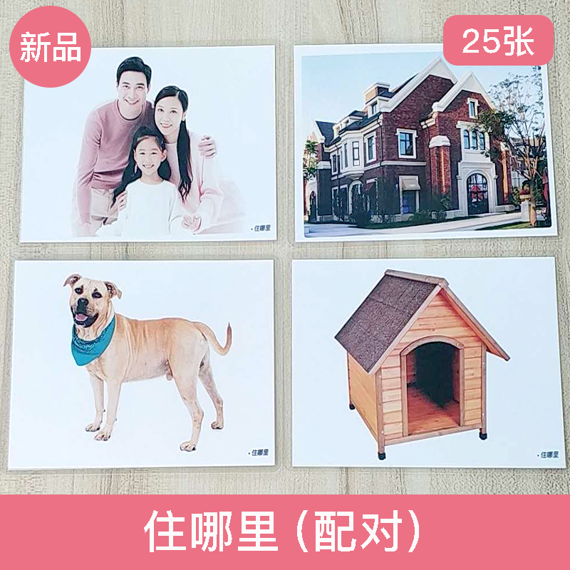 孤独症发育迟缓康复训练教材卡片