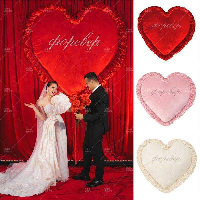 情人节日订婚礼红色毛绒爱心装饰挂件餐厅酒店铺布置美陈拍照打卡,商业/办公家具,商用休闲沙发,淘宝优惠券,粉丝福利购,淘宝优惠卷