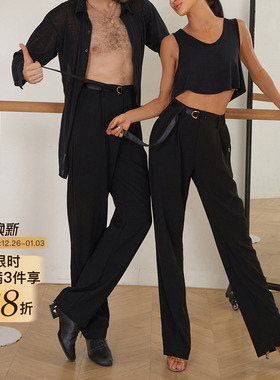 ZYM【银河漫游】裤子男女同款西裤垂坠感高级感夏天拉丁舞服20814