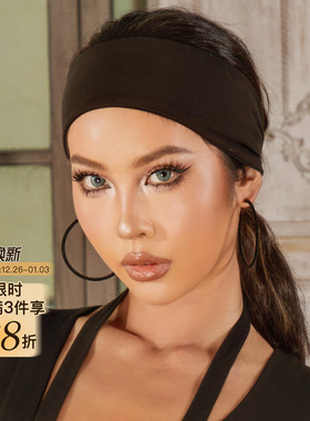 ZYM 止汗发带纯棉 拉丁舞发带头饰比赛演出头饰配饰用品FDH