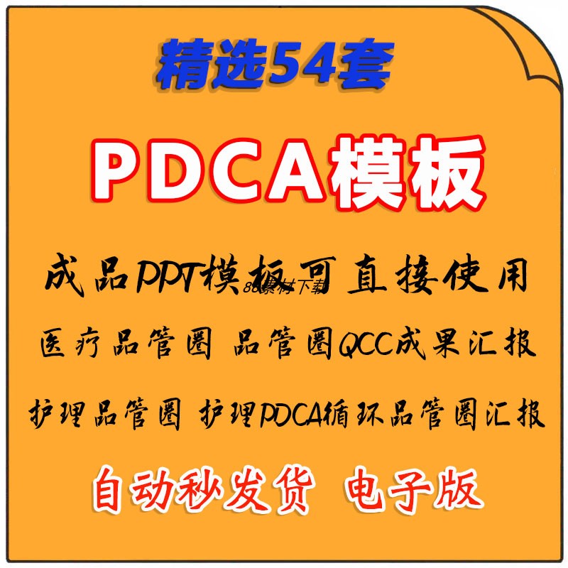 含内容护理品管圈PPT PDCA循环案例QCC小组活动成果汇报