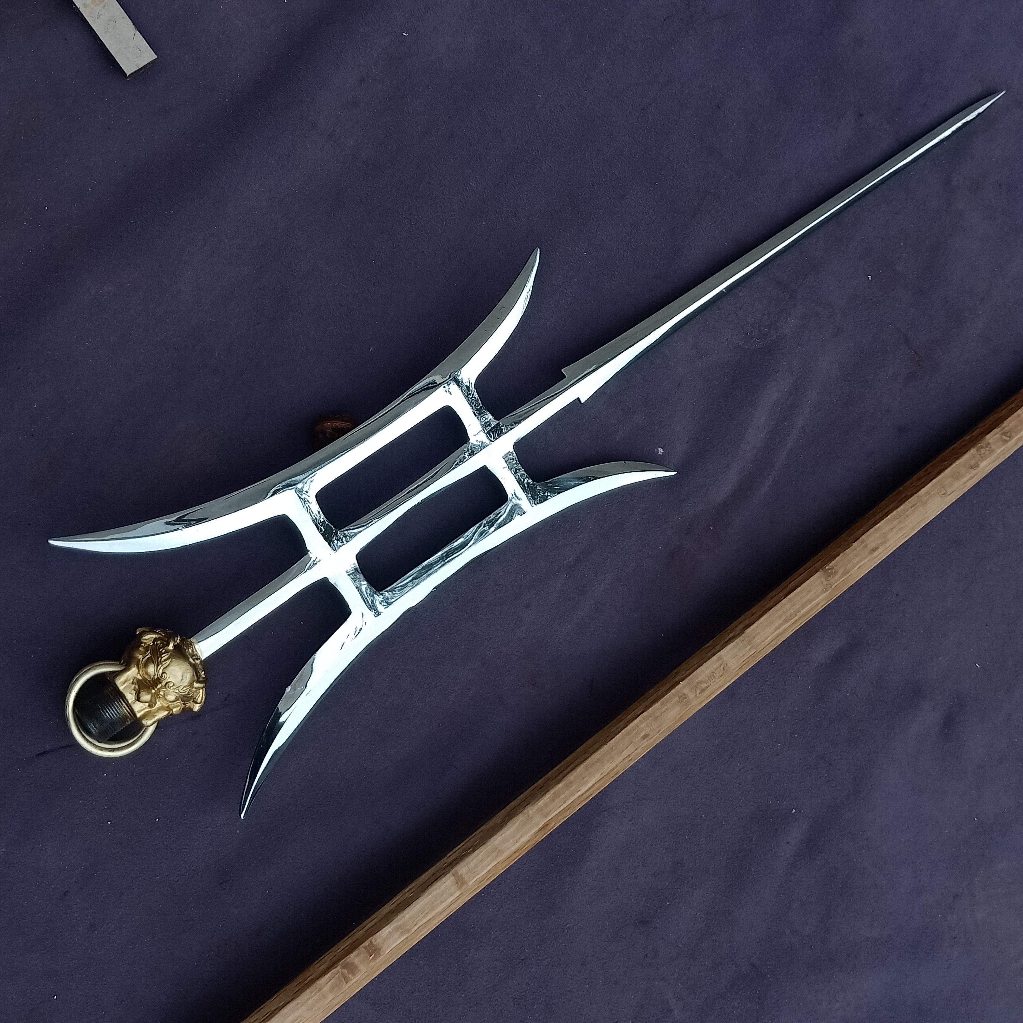 吕布武器长戟双刃赵子龙长枪武术十八般兵器薛仁贵方天画戟未开刃